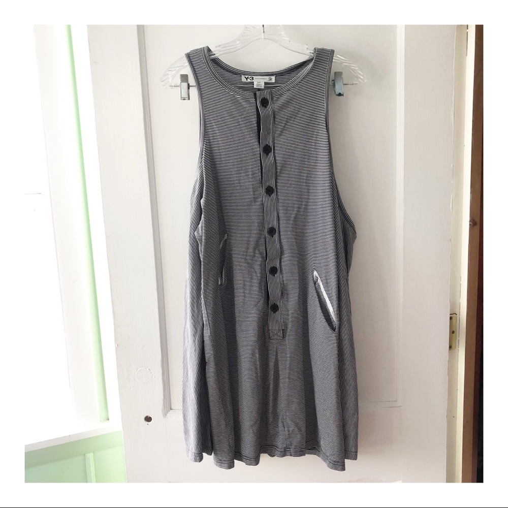 Yohji Yamamoto X Adidas Cold Shoulder Dress